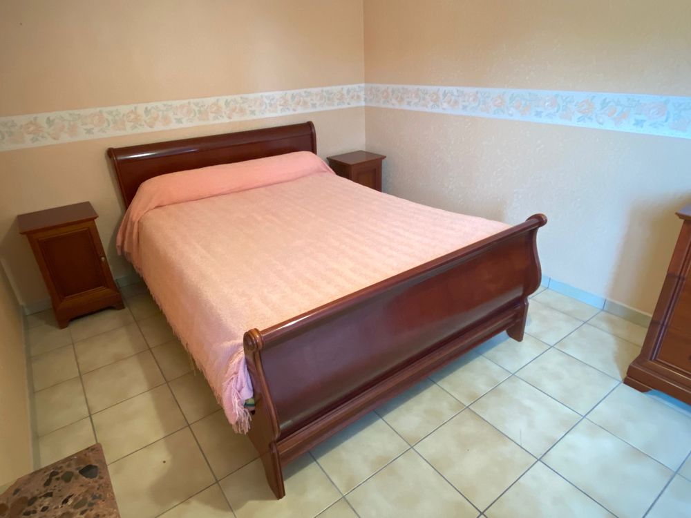 LIT 140 cm style Louis Philippe (+ voir chambre compl�te) 90 Genas (69)