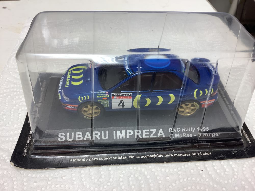 SUBARU IMPREZA RAC RALLY 1995 1/43 voiture miniature 12 Al�s (30)