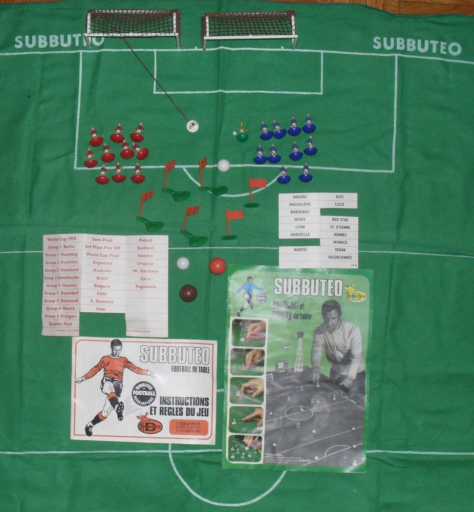 Subbut�o Table Soccer Coupe du Monde 1974 50 Montreuil (93)