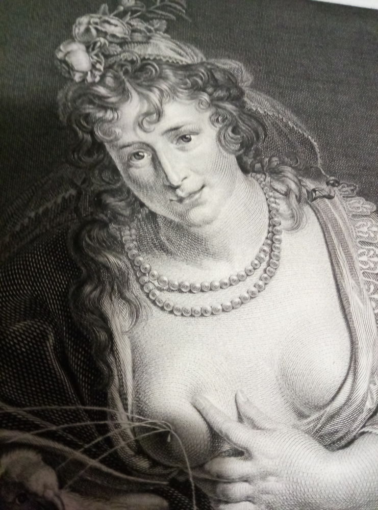 sublime gravure de grande calit� ancienne 19em  16,5 x 20,5 25 Bastia (20)