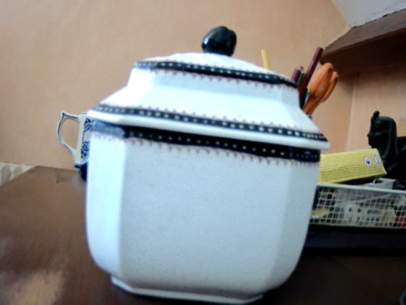 Sucrier En Fine Faience 19 �me Si�cle 49 Cresserons (14)