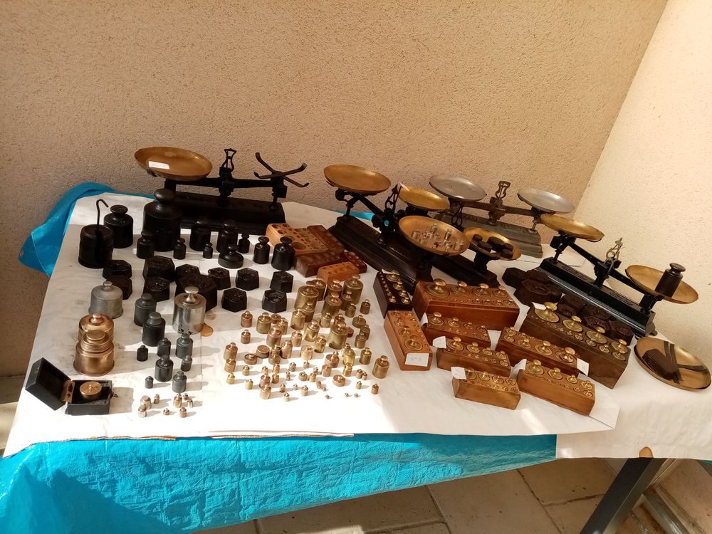 suite � une fin de collection avec boite de poids laiton 0 Chartres (28)