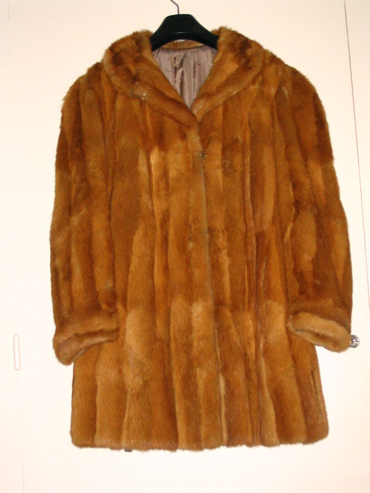 suite d�c�s, veste de fourrure 3/4 weasel (Belette). 170 Orvault (44)