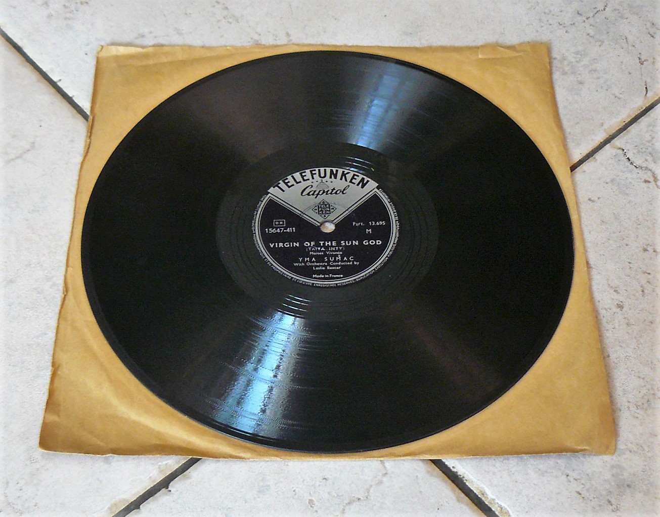 Yma SUMAC : Virgin of the sun god - 78T - 1955 18 Argenteuil (95)