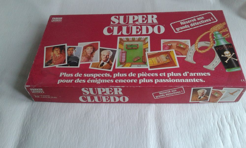 Jeu SUPER-CLUEDO PARKER �dition 1995 10 Briis-sous-Forges (91)
