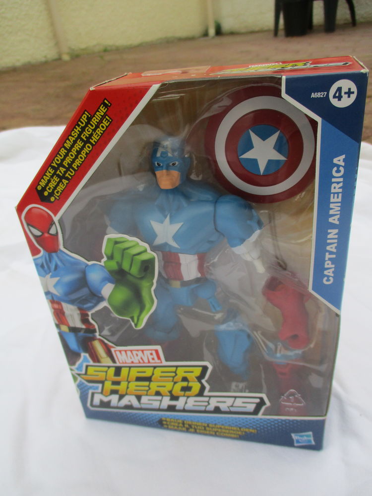 Super Hero Mashers : Figurine � Assembler  Captain America  15 La Fert�-Alais (91)