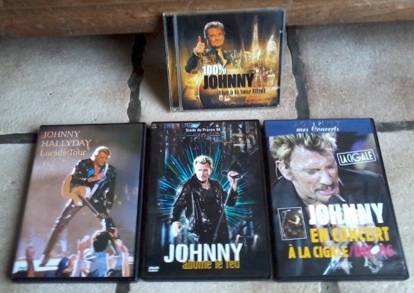 SUPER LOT JOHNNY HALLYDAY CD + DVD DIVERS 0 Bou� (02)