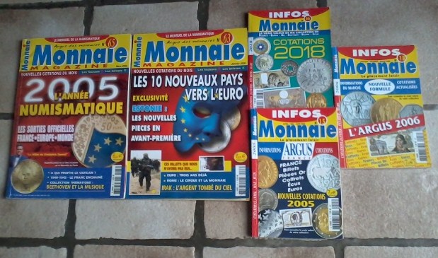 SUPER LOT MONNAIES MAGAZINE DIVERS ... 3 Bou� (02)