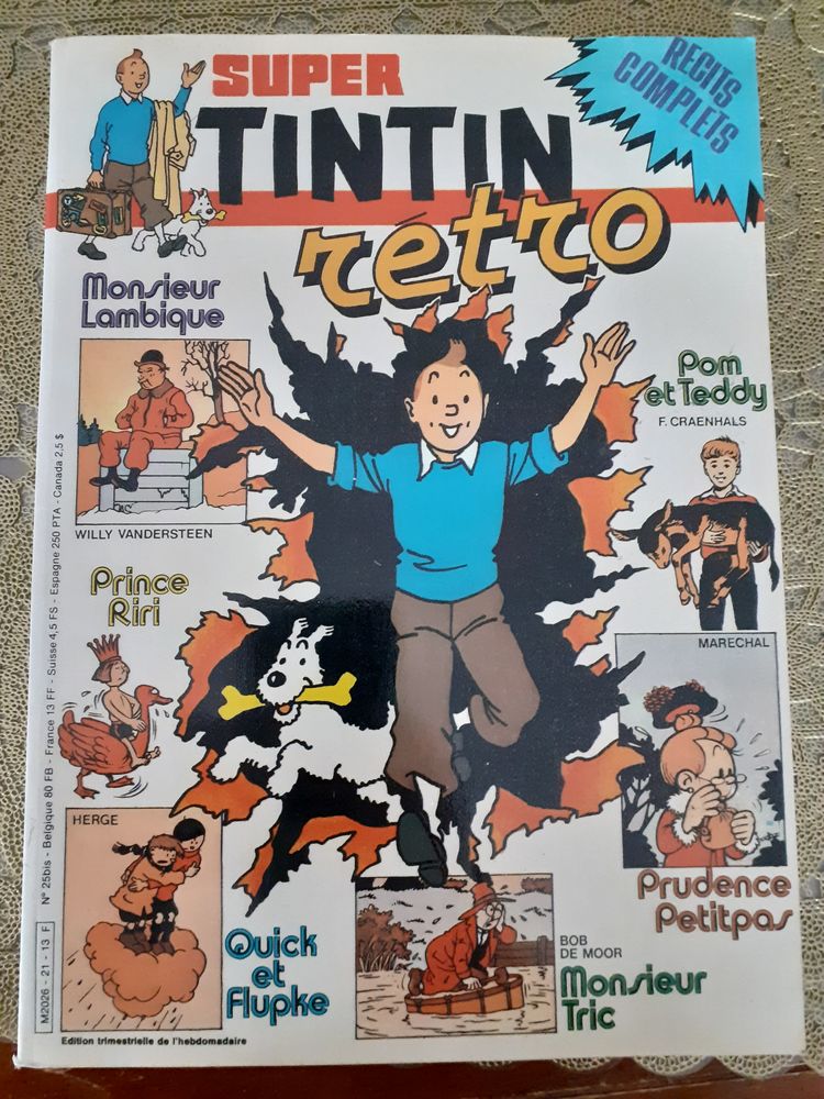 SUPER TINTIN RETRO N� 21 10 Duppigheim (67)