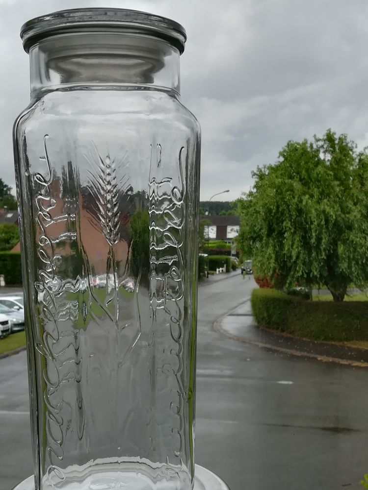 SUPERBE BOCAL EN VERRE DECORE spaghettis/tagliatelles ... 0 Mouvaux (59)