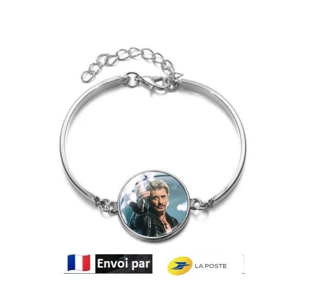 Superbe bracelet f�minin hommage au 'taulier' Johnny 7 Audruicq (62)