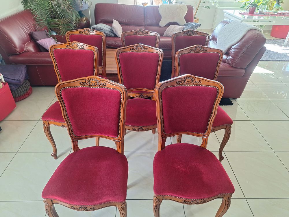 Superbe ensemble de [8/10] chaises Louis XV en merisier mass 1200 Clermont-Ferrand (63)