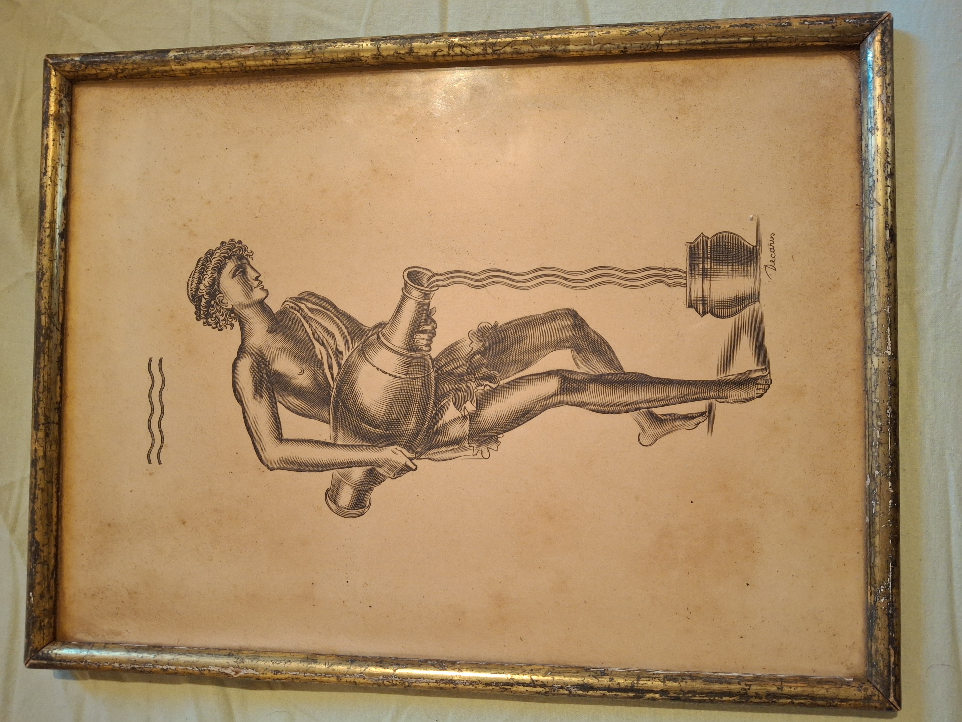 Superbe lithographie ancienne de DUCARUS 150 Artigat (09)