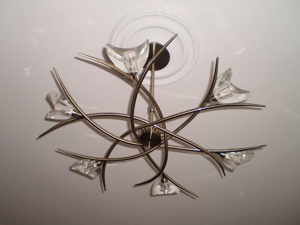 Superbe lustre led 6 branches 100 Losne (21)