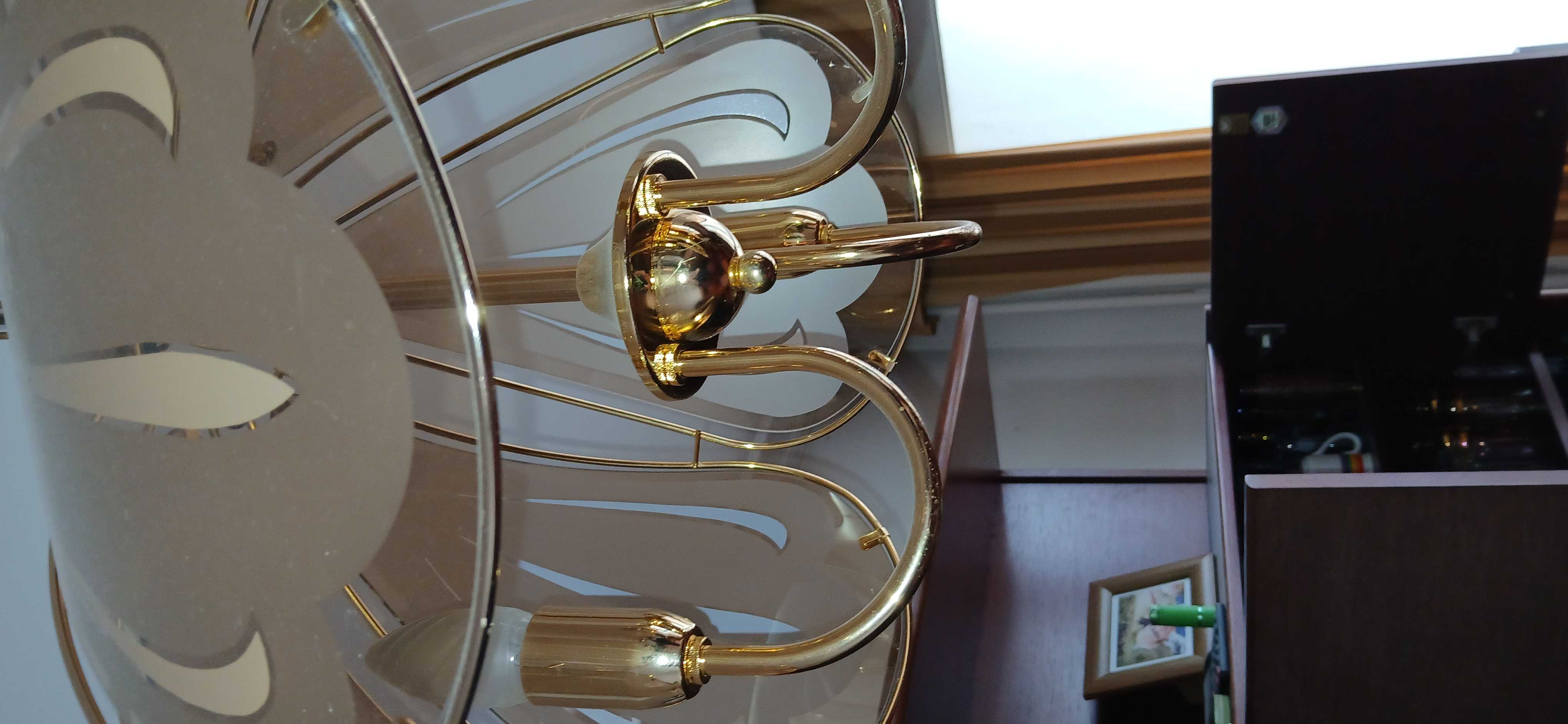 superbe lustre vintage en verre fum�. Excellent �tat. 50 Saint-�tienne (42)