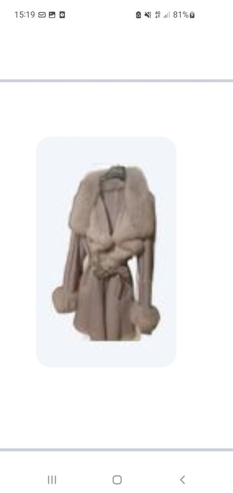 Superbe manteau en peau et fourrure 999 Noyon (60)