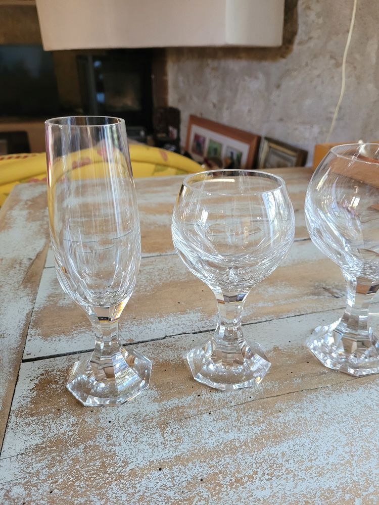 SUPERBE SERVICE VERRE CRISTAL . 0 Laplume (47)