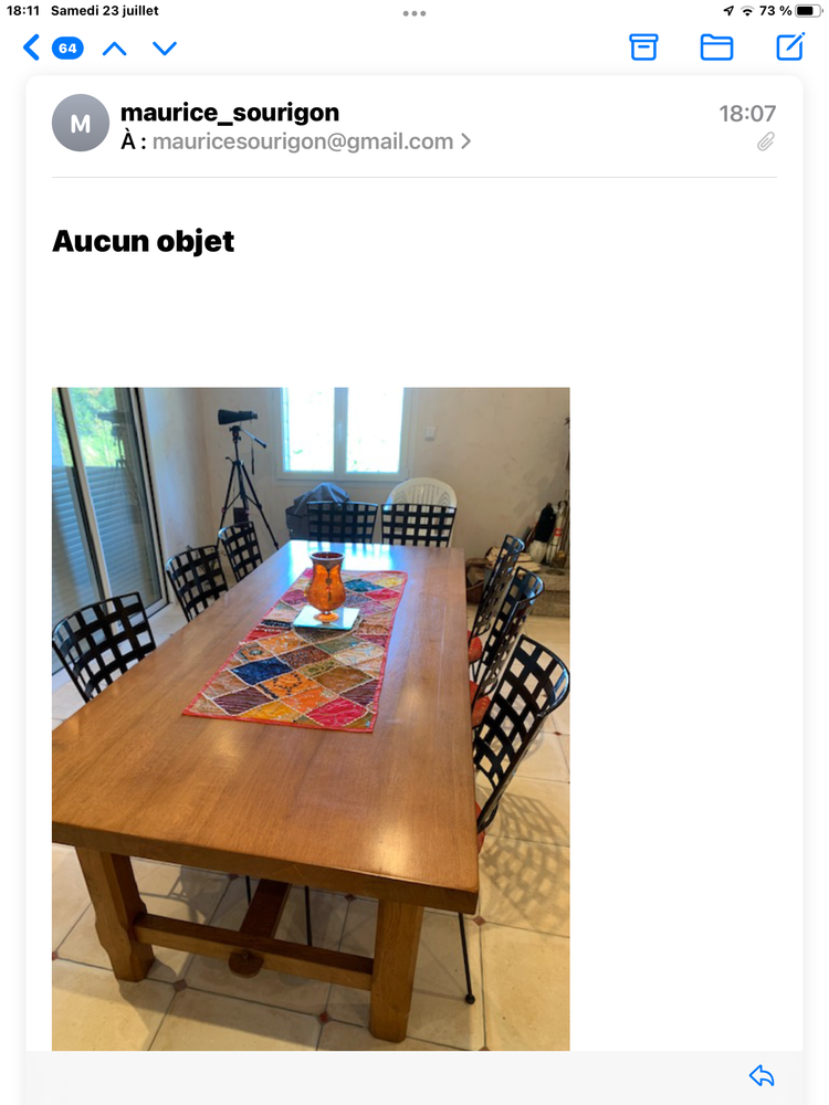 Superbe table en ch�ne 250 x 100 x 6
990 Cherbourg-Octeville (50)