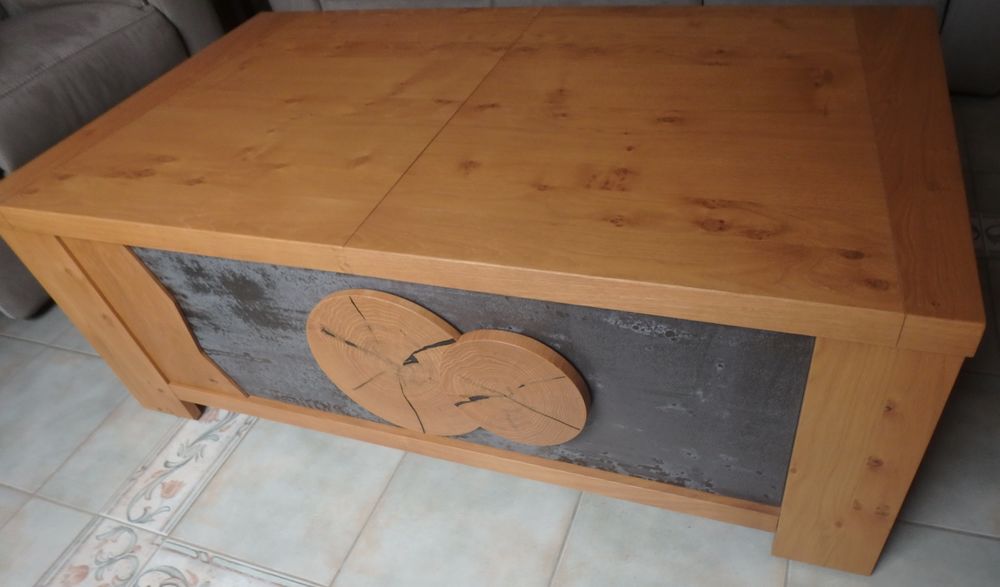 Superbe table de salon en ch�ne neuve + 2 chaises 890 Colmar (68)