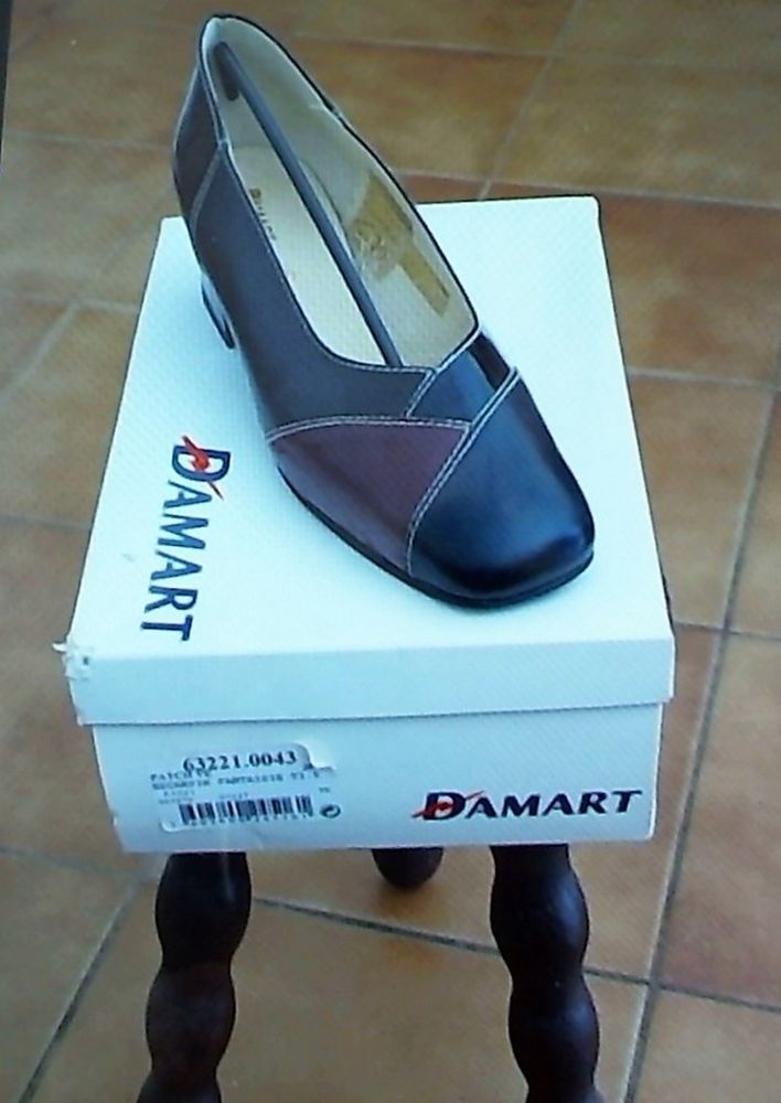 AV Superbes escarpins tout cuir et vernis T38 50 Orx (40)