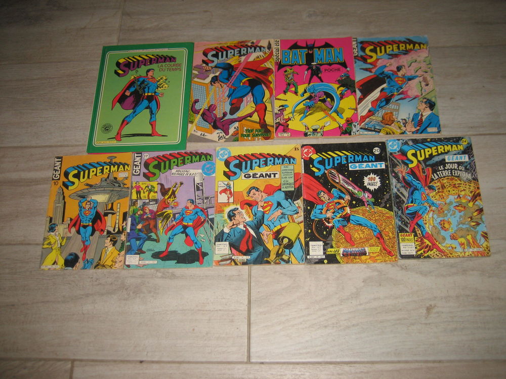 lot 9 SUPERMAN BATMAN geant poche albums SAGEDITION 1979/1984 DC comics 35 C�zy (89)
