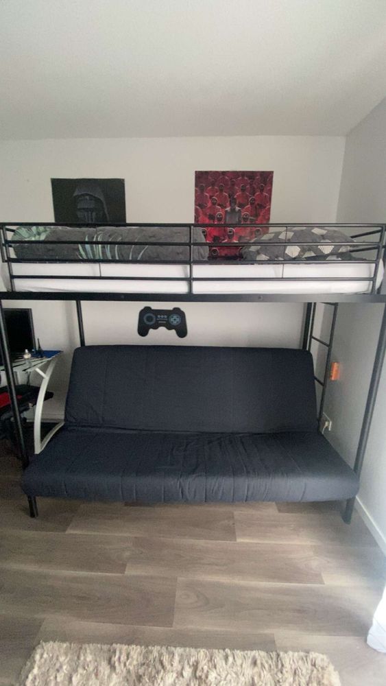 lit superpos� avec clic clac en dessous 150 Saulxures-l�s-Nancy (54)