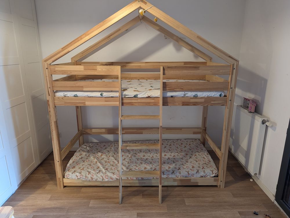 lit superpos� mon lit cabane en pin 250 Eaubonne (95)