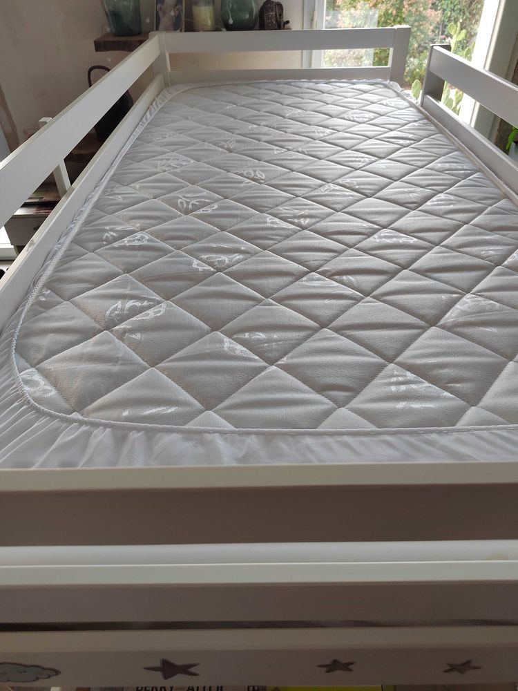 Lit superpos�s enfants blanc 200 Saint-Palais-sur-Mer (17)