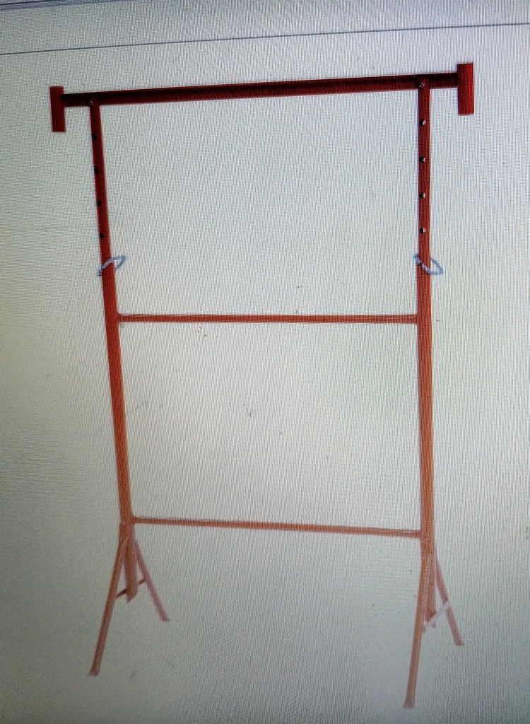 Support m�tal r�glable rouge 30 Saint-Augustin (17)