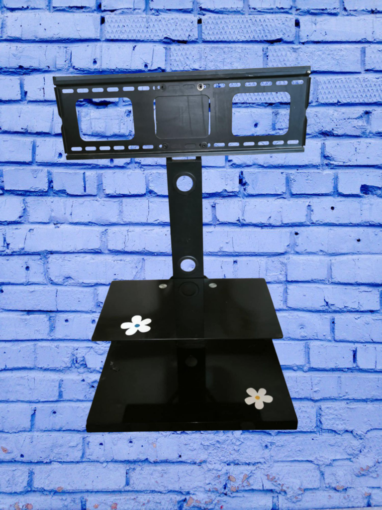 Support mural pour t�l�vision avec motifs floraux 30 Ch�renc�-le-H�ron (50)