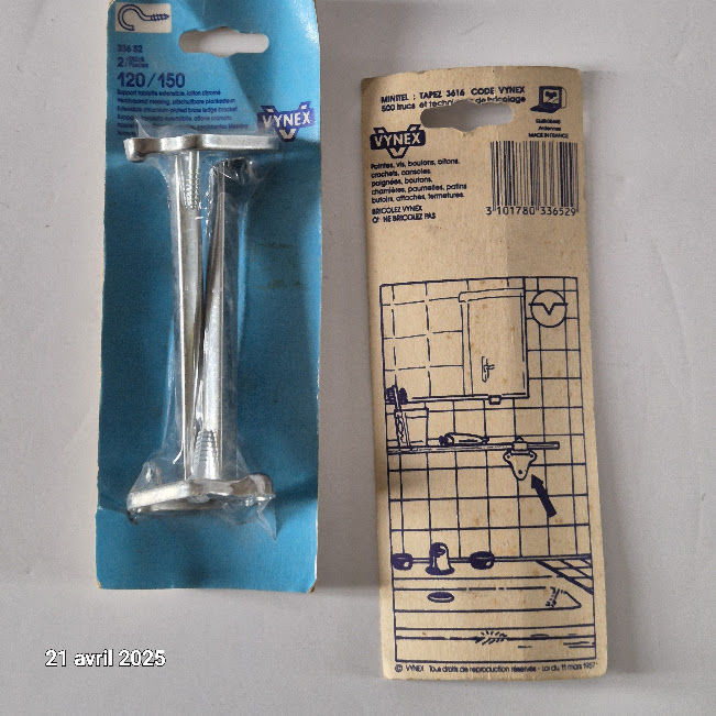 Support de tablettes extensible pour salle de bain ou autre 4 Saumur (49)