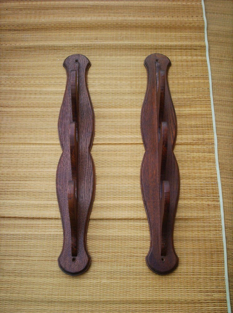 2 supports en bois anciens portes fusils 10 Bill�re (64)