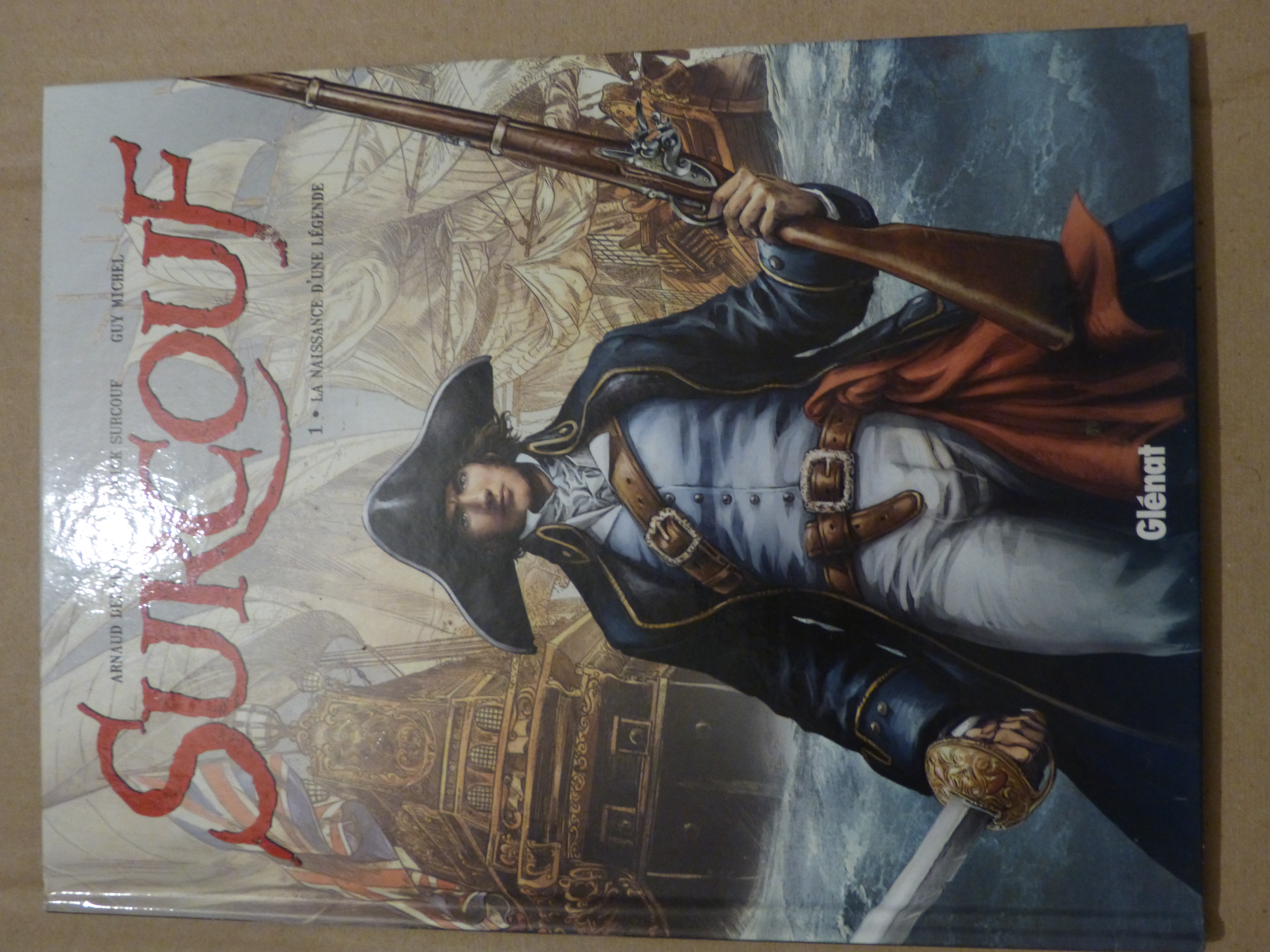 BD SURCOUF N� 1  avec une d�dicace de  GUY MICHEL 30 Brest (29)