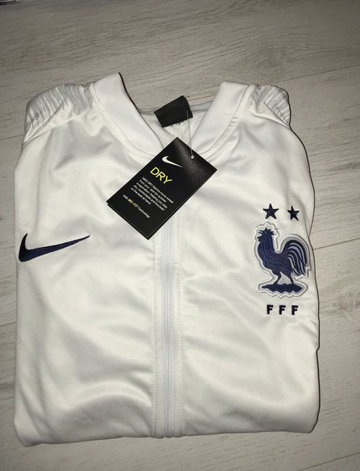 Survêtement équipe De France 2 étoiles Taille Xl Blanc Neuf