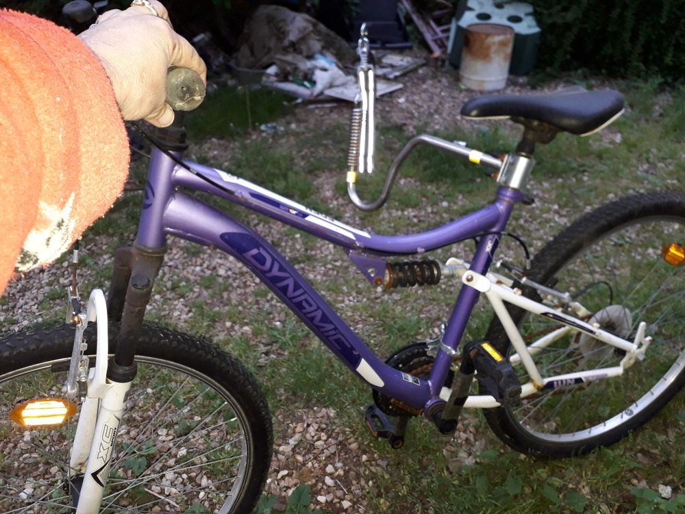 vtt suspendu adulte servie deux fois equiper d un attache chien 150 Juill� (16)