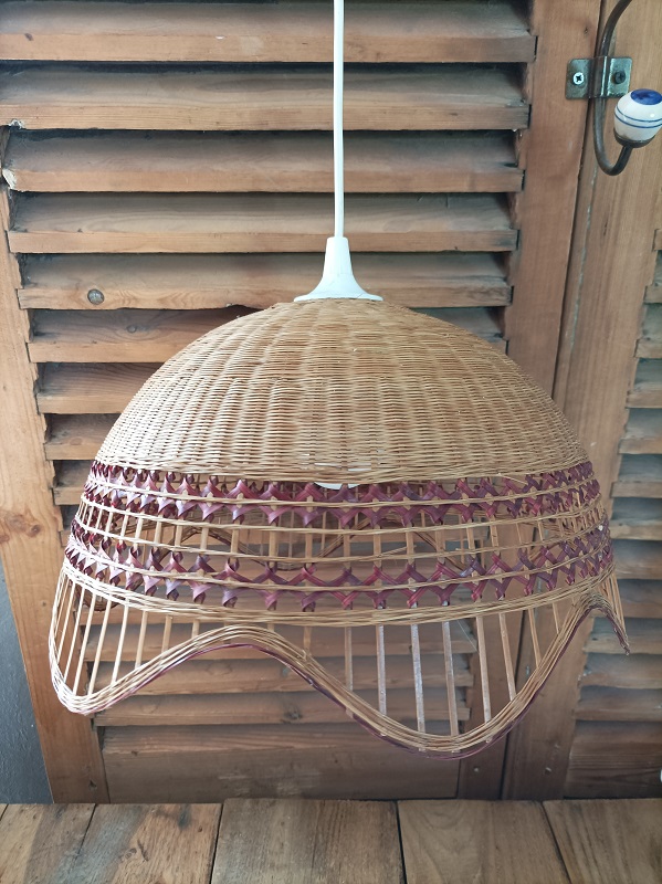 Suspension abat jour Luminaire lustre Cannage  Dp 0823313 25 Ploubazlanec (22)