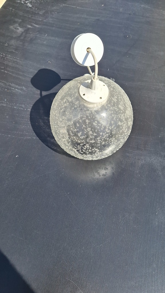 Suspension luminaire verre textur� 15 La Ricamarie (42)