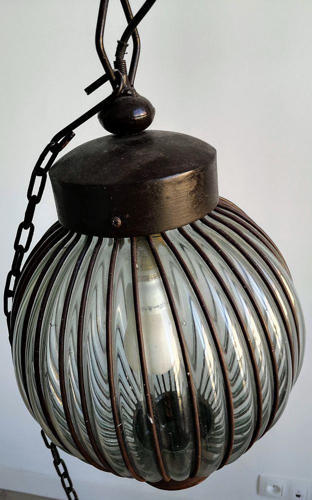 Suspension metal et verre de caract�re 45 Nice (06)