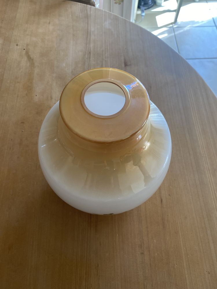 Suspension opaline vintage 50 Toulouse (31)