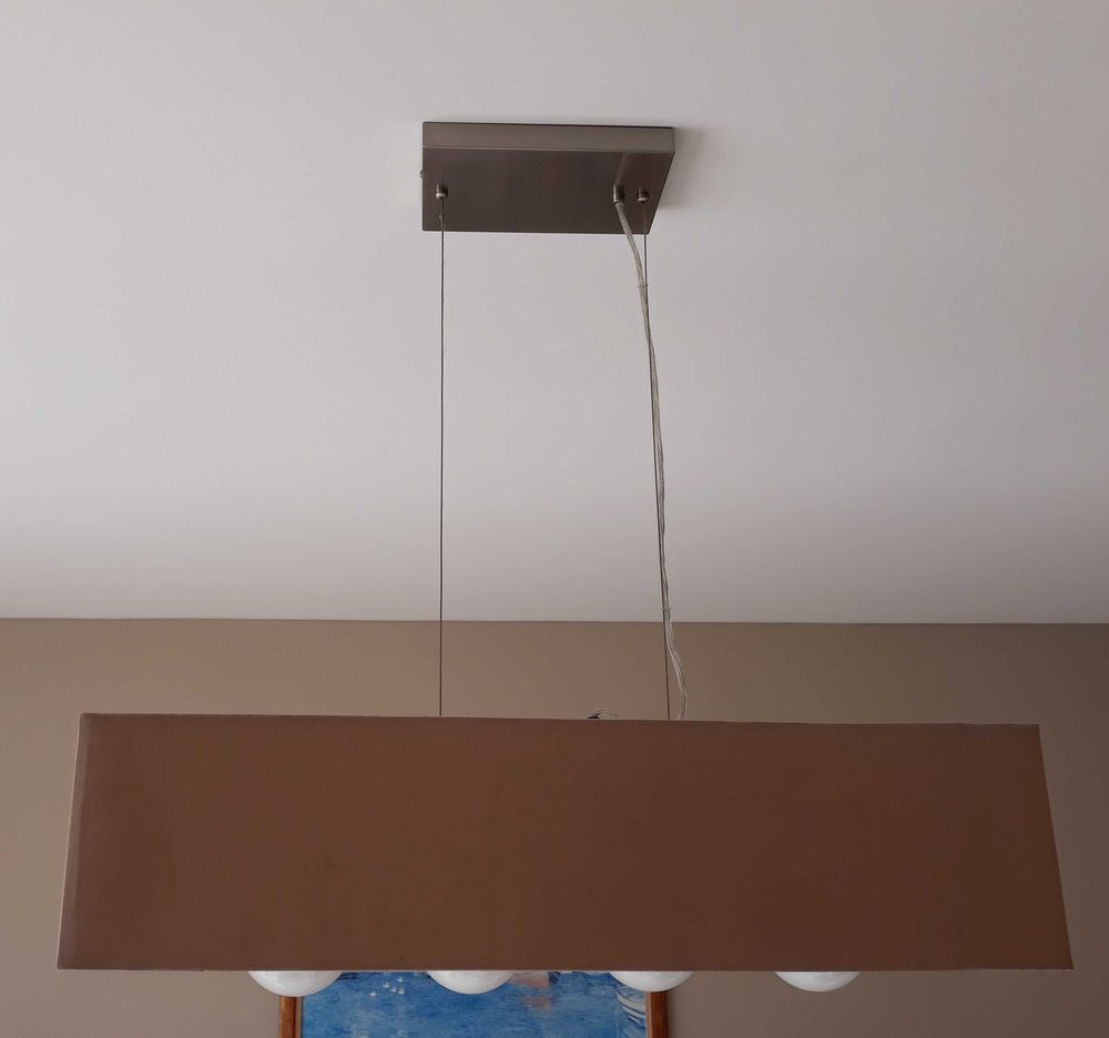 Suspension rectangulaire couleur mastic 30 Gurmen�on (64)