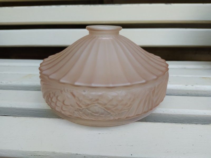 Suspension Verre Rose D�cor Pomme de Pins Art D�co 35 Loches (37)