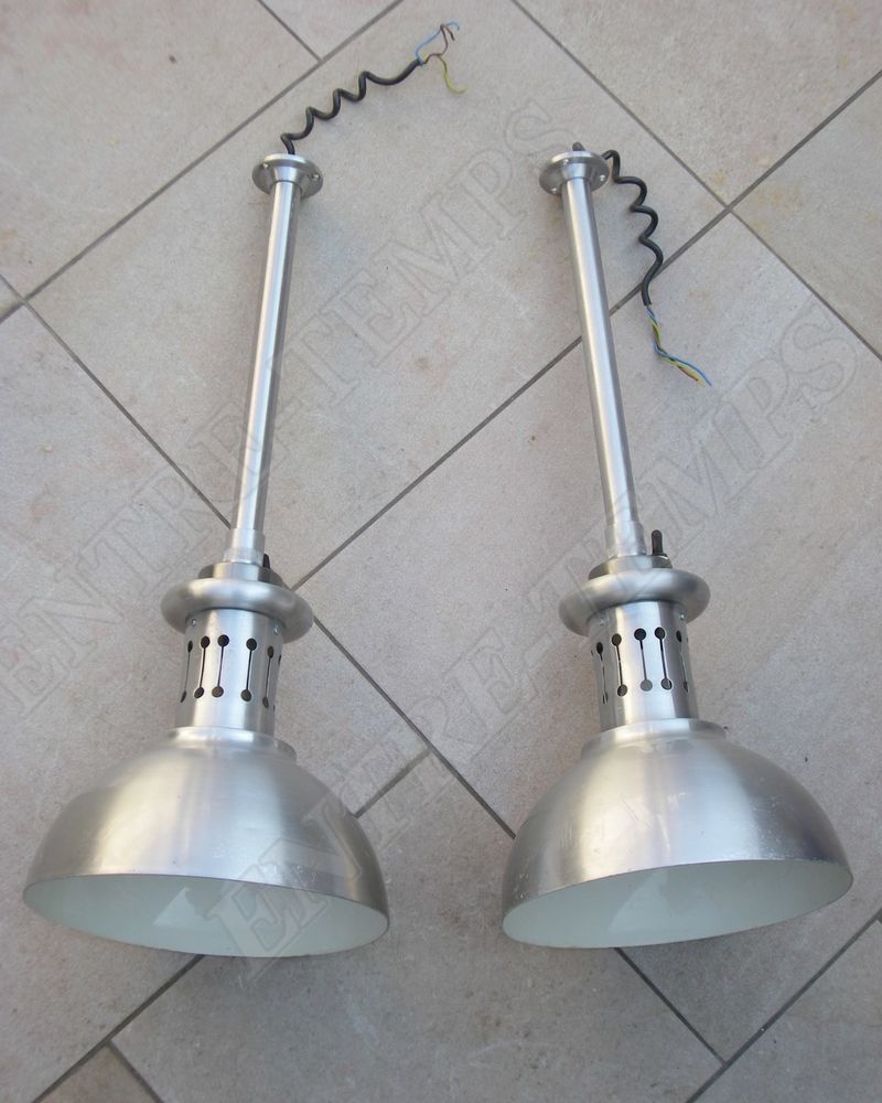 2 SUSPENSIONS LAMPE INDUSTRIELLE ATELIER D�CO LOFT 125 Sergines (89)