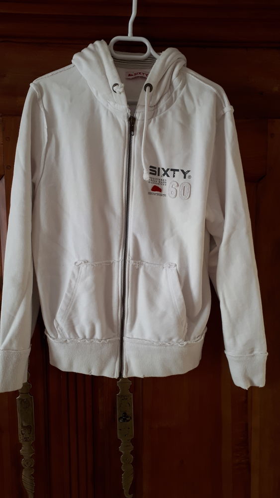 sweat blanc SIXTY 9 La Rivi�re-de-Corps (10)