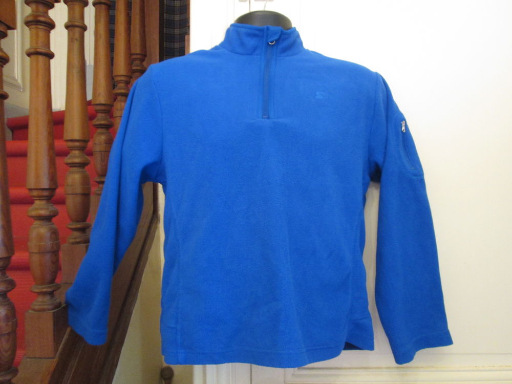 Sweat polaire bleu demi zipp� Starter 25 Herblay (95)