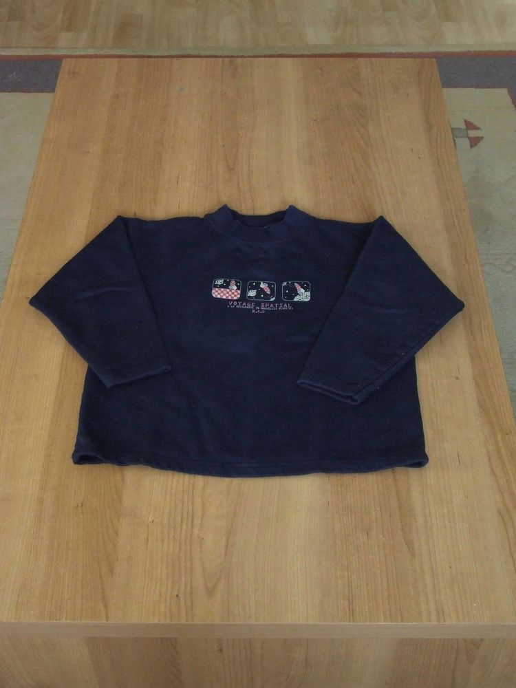 Sweat col rond, Bleu marine, 8�ans (126�cm) TBE 5 Bagnolet (93)