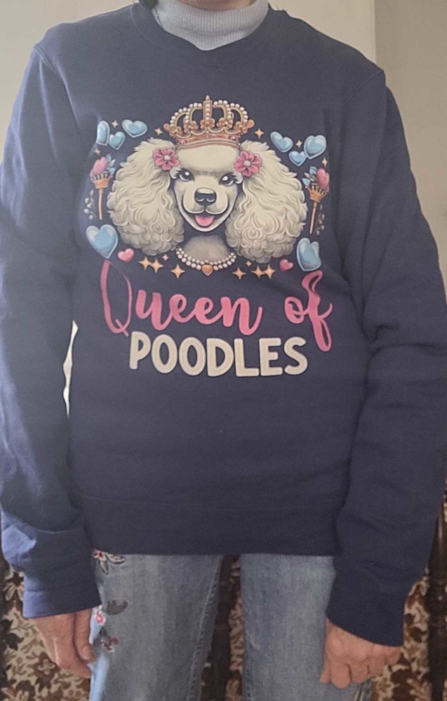 Sweatshirt motif caniche 4 Urrugne (64)