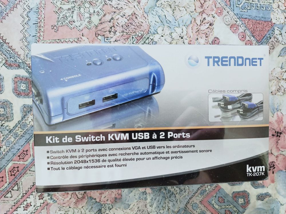 Switch Kvm Trendnet TK-207K 20 Nice (06)