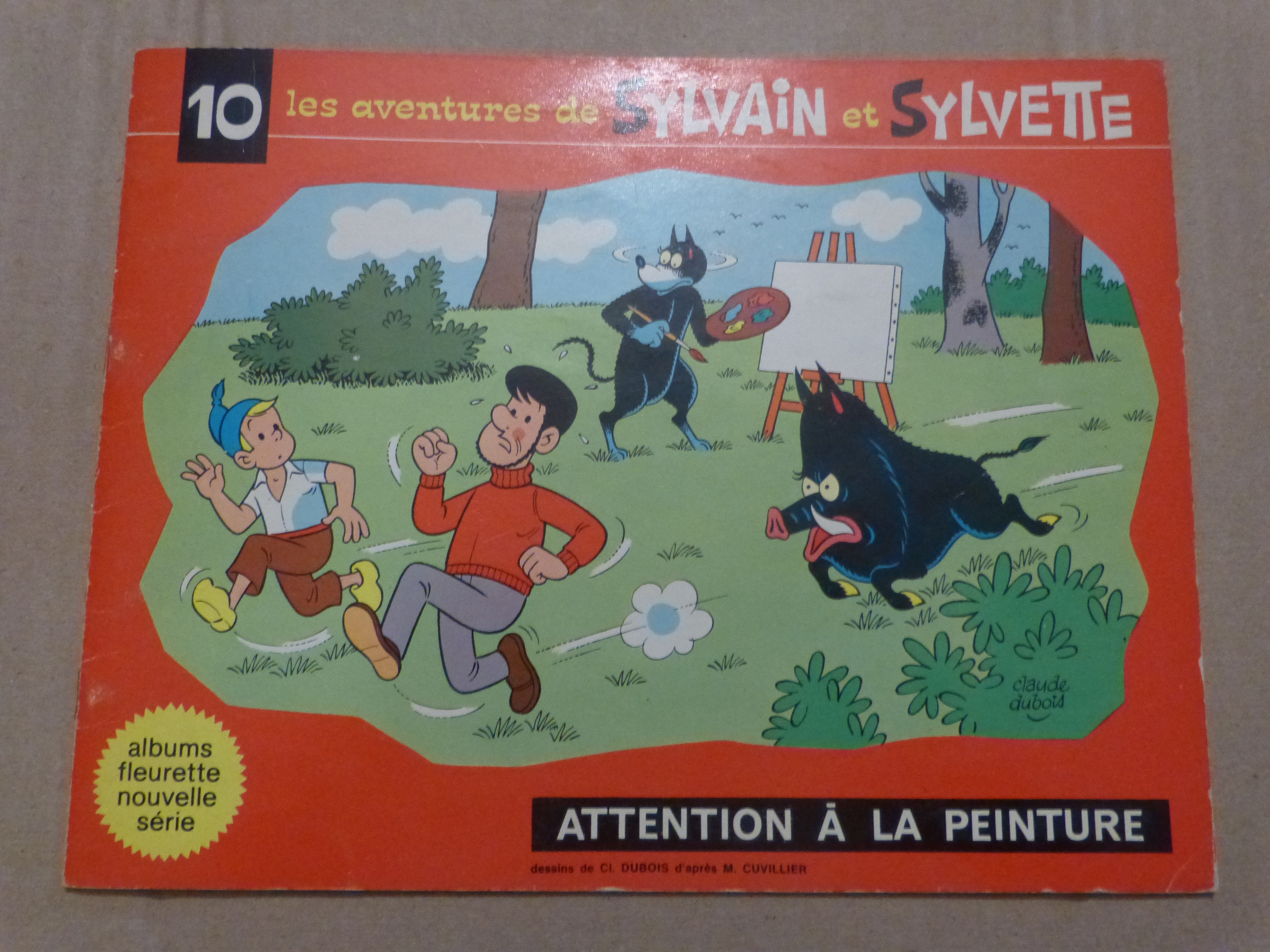 BD SYLVAIN ET SYLVETTE N� 10 ATTENTION A LA PEINTURE 6 Brest (29)