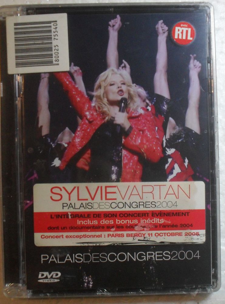 DVD Sylvie VARTAN Palais des Congr�s 2004 NEUF 30 Montreuil (93)