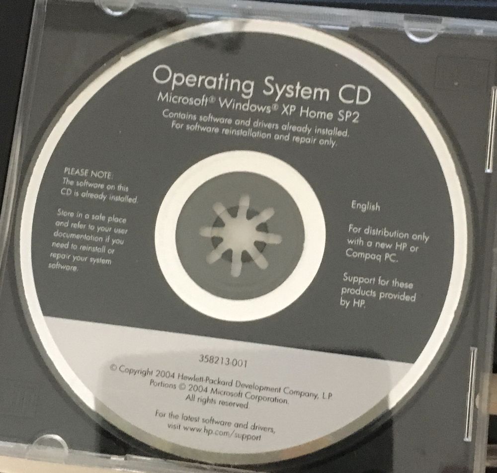 CD syst�me d'exploitation windows XP home edition anglais 10 Versailles (78)